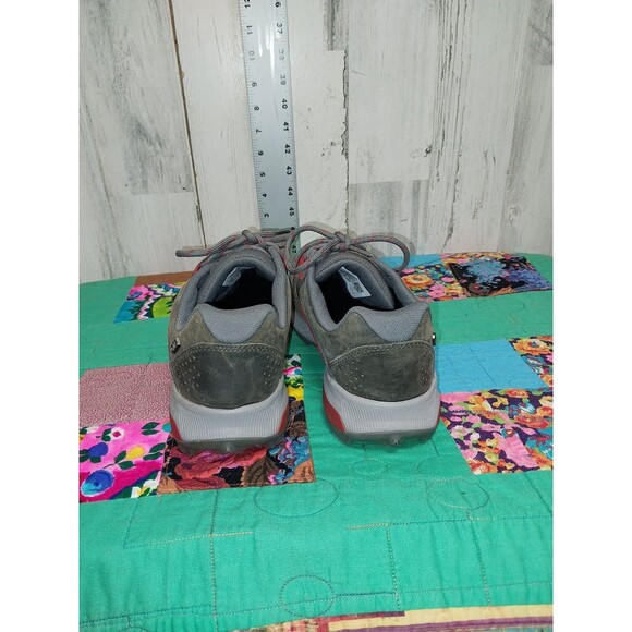 Men’s Merrell Zion Hiking Shoes Vibram FlexPlate Gray / Orange - Size 8 - Picture 7 of 10